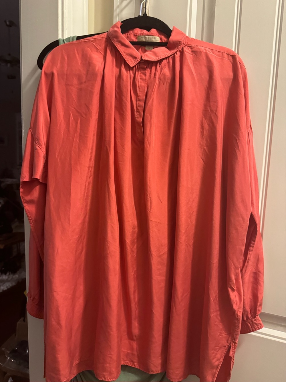 Burberry Brit Women's Coral Lightweight Tunic blouse